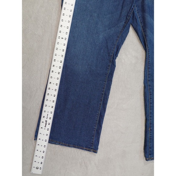 Old Navy Womens Denim Blue Mid Rise Original Bootcut Jeans Size 26 Short - Picture 9 of 13